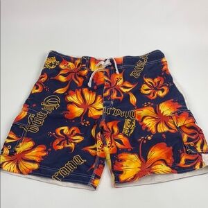 Corona Beer Tropical Floral Swim trunks Shorts with Drawstring & pocket Men L/XL